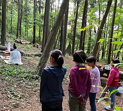 神職の垣内さんに夏の大祓をして頂きました